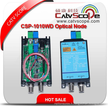 Catvscope Csp-1010wd FTTH Wdm 2 Sorties Récepteur Optique / Nod Optique